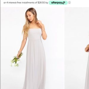 Show Me Your Mumu- Lauren Tie Maxi Dress- L (no alterations)